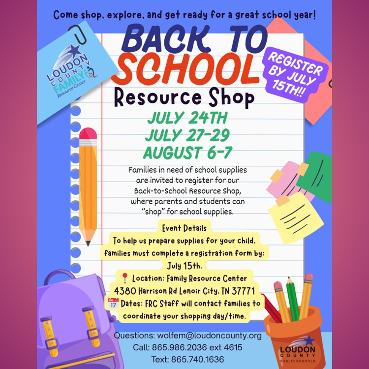 FRC school supply event