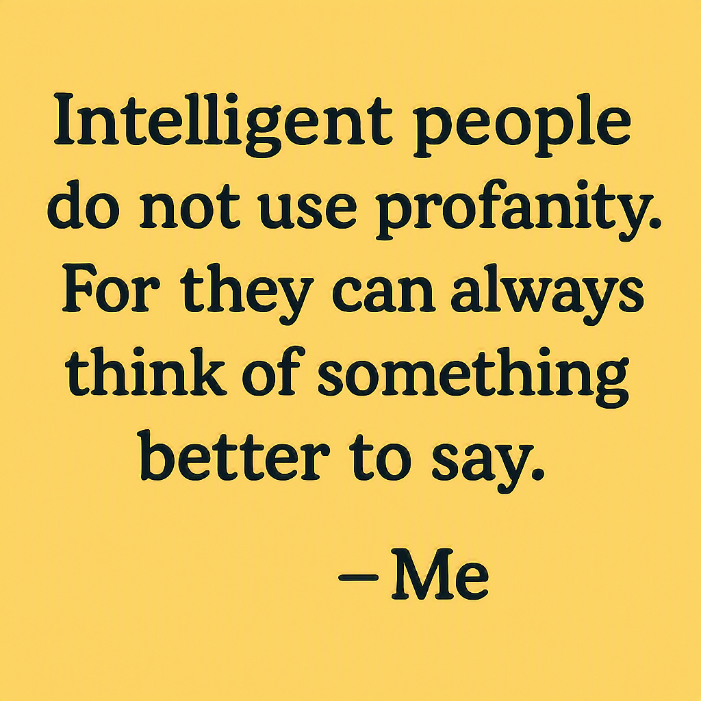 Choose your words carefully!