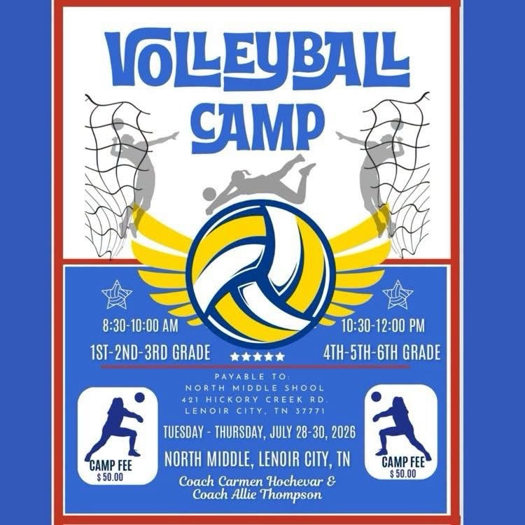volleyball camp at North Middle School
