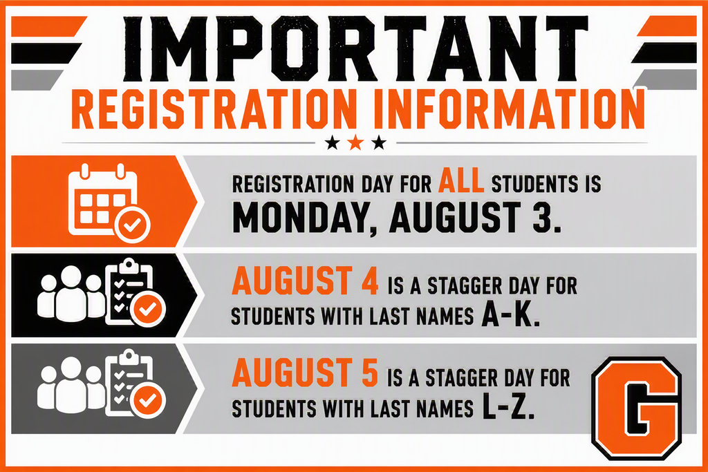Back to School Announcement