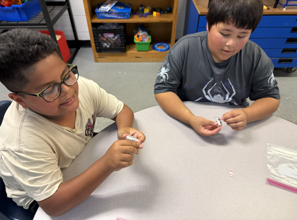 Putting together bristle bots