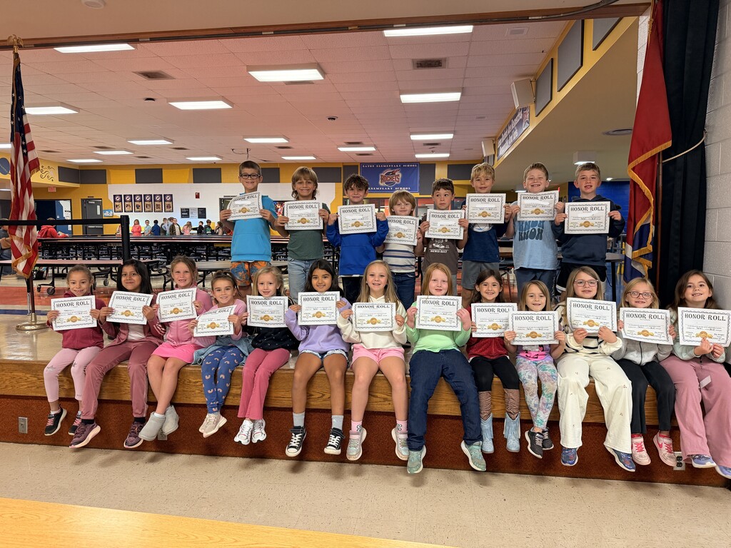 2nd grade gold honor roll