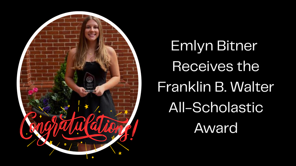 Emlyn  Receives Walter B. Franklin Award