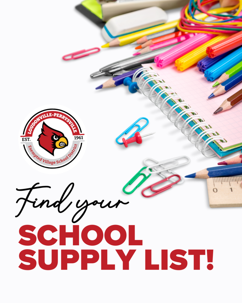 Find your school supply list!