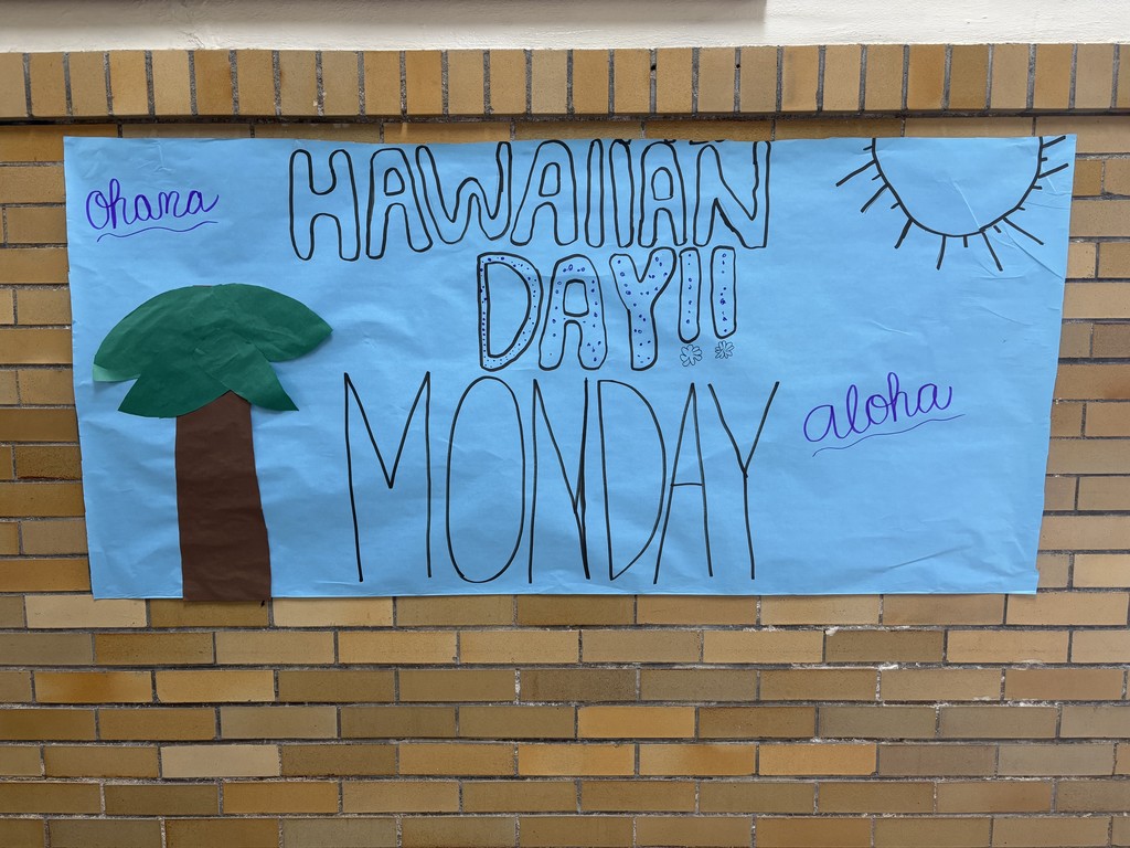 Hand-drawn post for Hawaiin day!