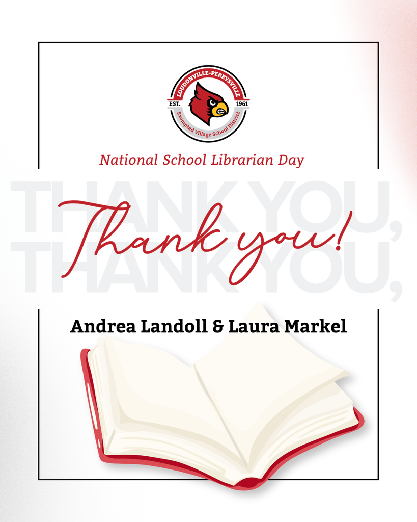 Thank you Andrea Landoll and Laura Markel! National School Librarian Day