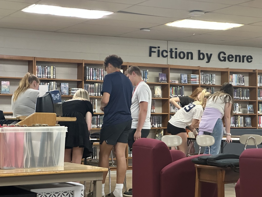 Students working in groups