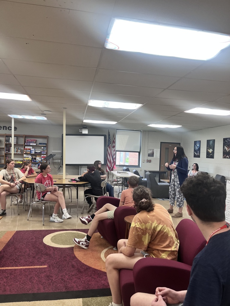 Students working in groups