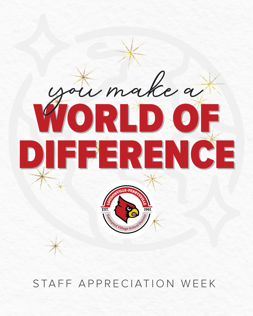 You make a world of difference! Staff Appreciation Week