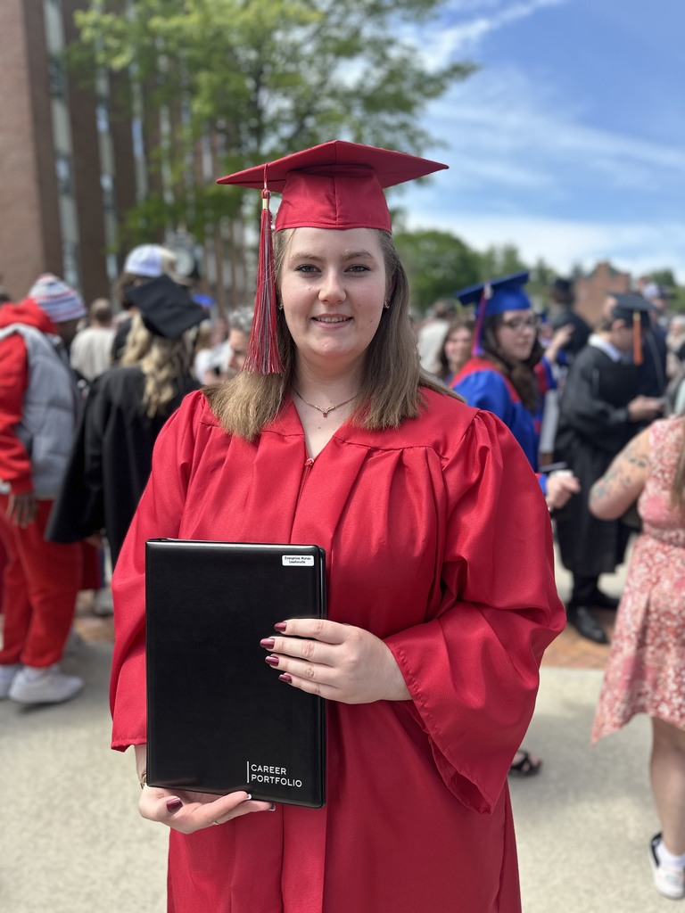 photo of one female graduate