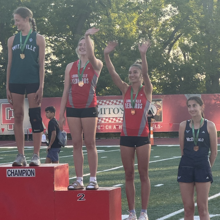 track athletes on the podium
