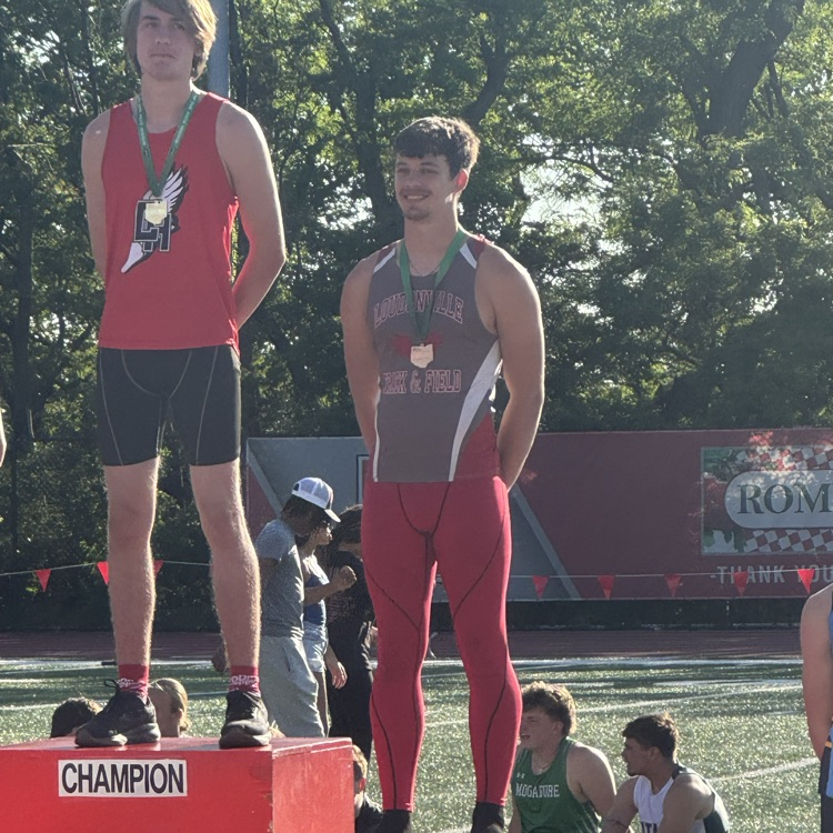 track athletes on the podium
