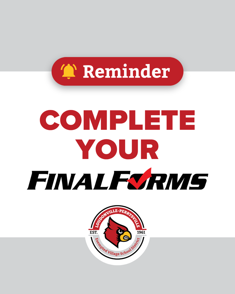 Reminder: Complete your FinalForms