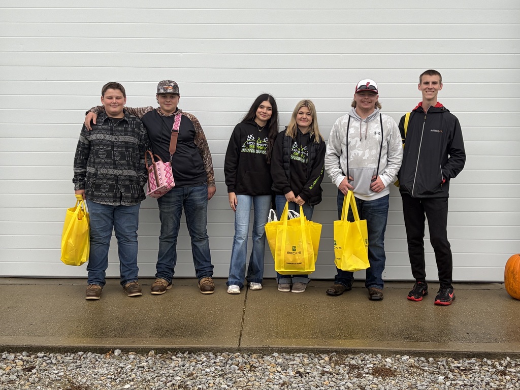 Students posed for a photo.