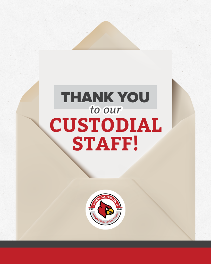 Thank you to our custodial staff!