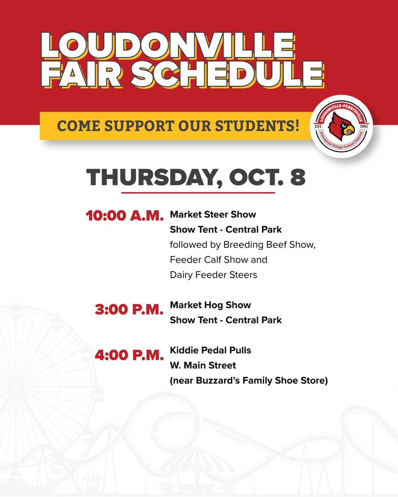 Thursday, October 8 Schedule