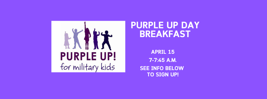 Purple Up Breakfast - See Info Below to Sign Up