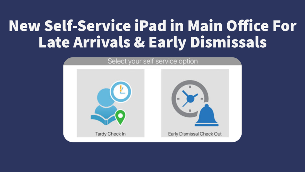 Self Service iPad in Main Office