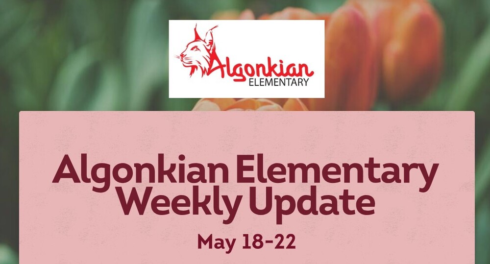 May 18-22 Newsletter title