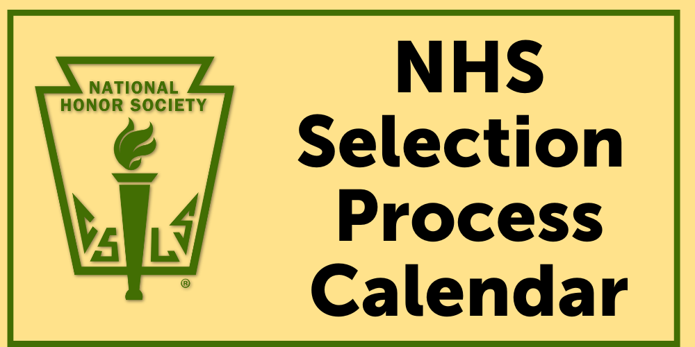 NHS Selection Process Calendar