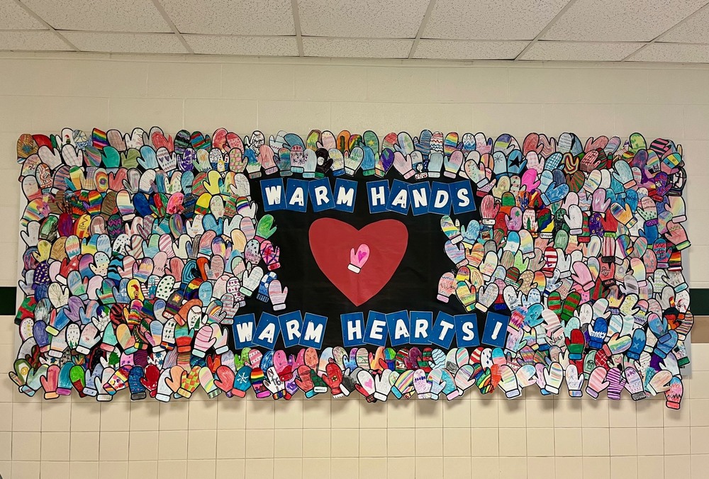 Warm Hands Warm Hearts Bulletin Board