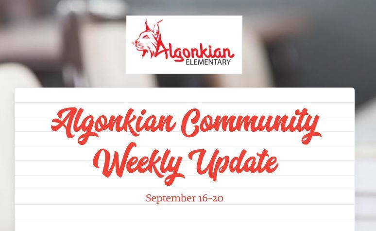 Principal's Update Sept 16-20