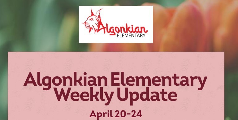 April 20 -24 Newsletter title