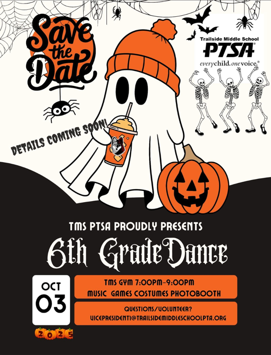 6th grade dance info