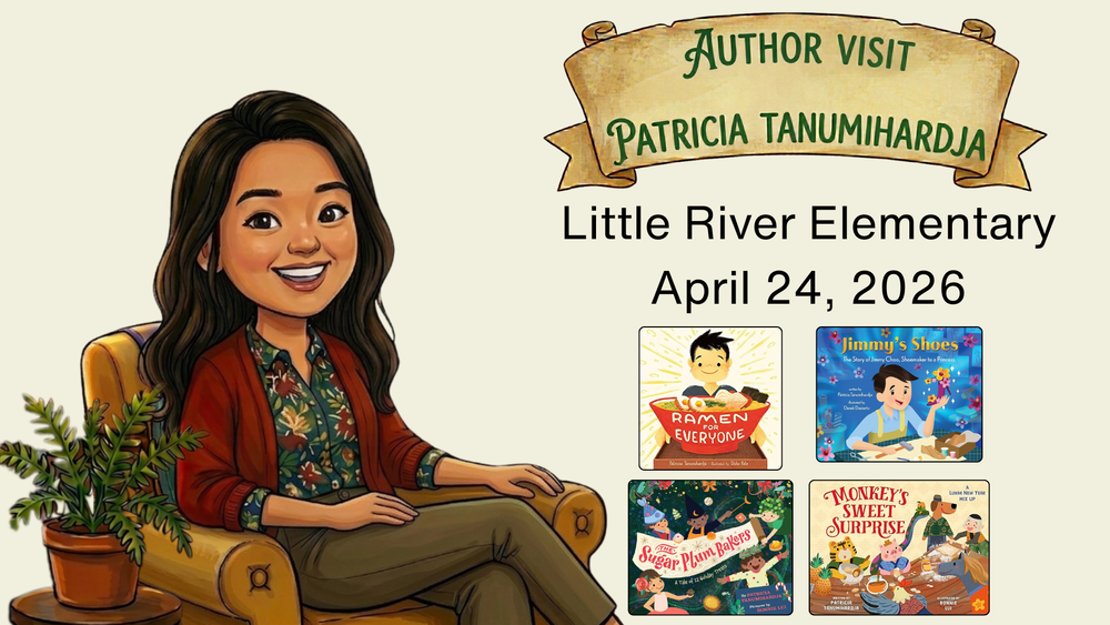 Author Visit Patricia Tanumihardja  Little River Elementary April 24, 2026