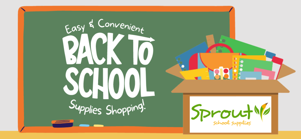 Sprout back to school supplies