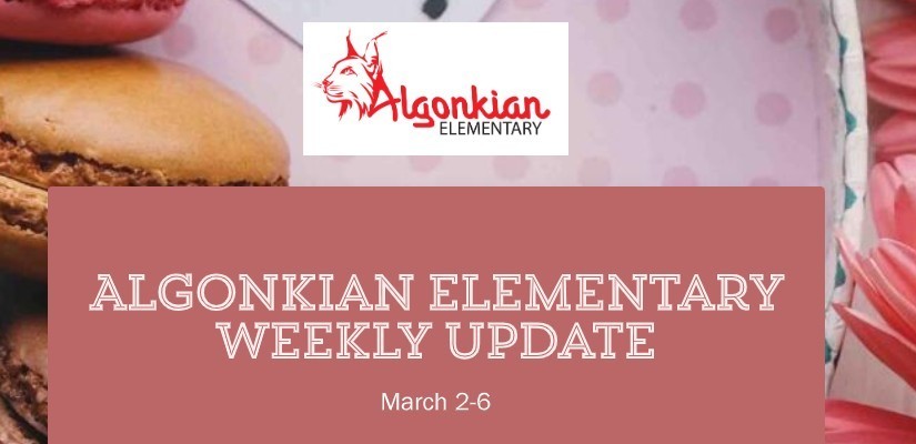 March 2- 6 Newsletter title