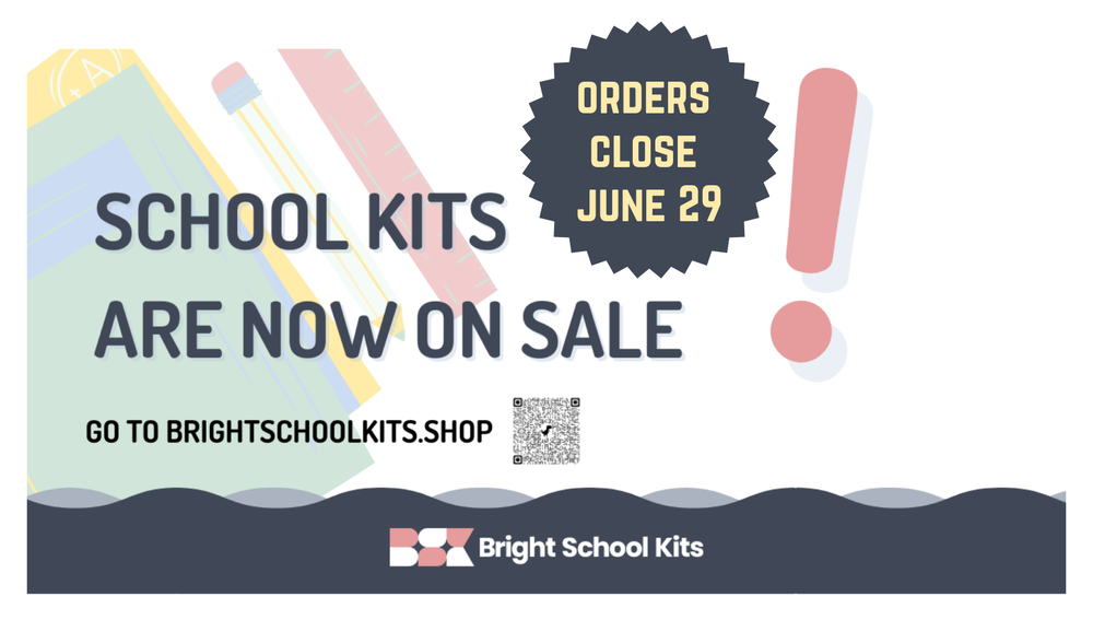 School Kits Now on Sale