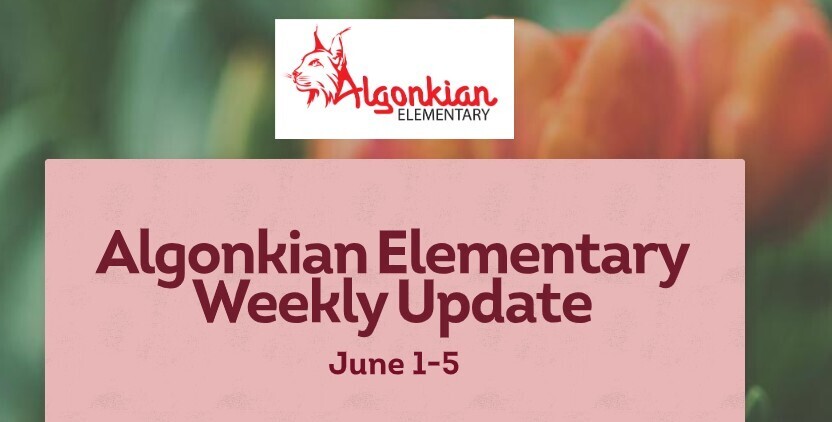 Principal's Weekly Update June 1- 5