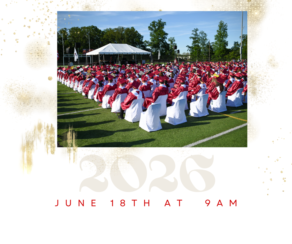 Graduation is June 18th at 9AM