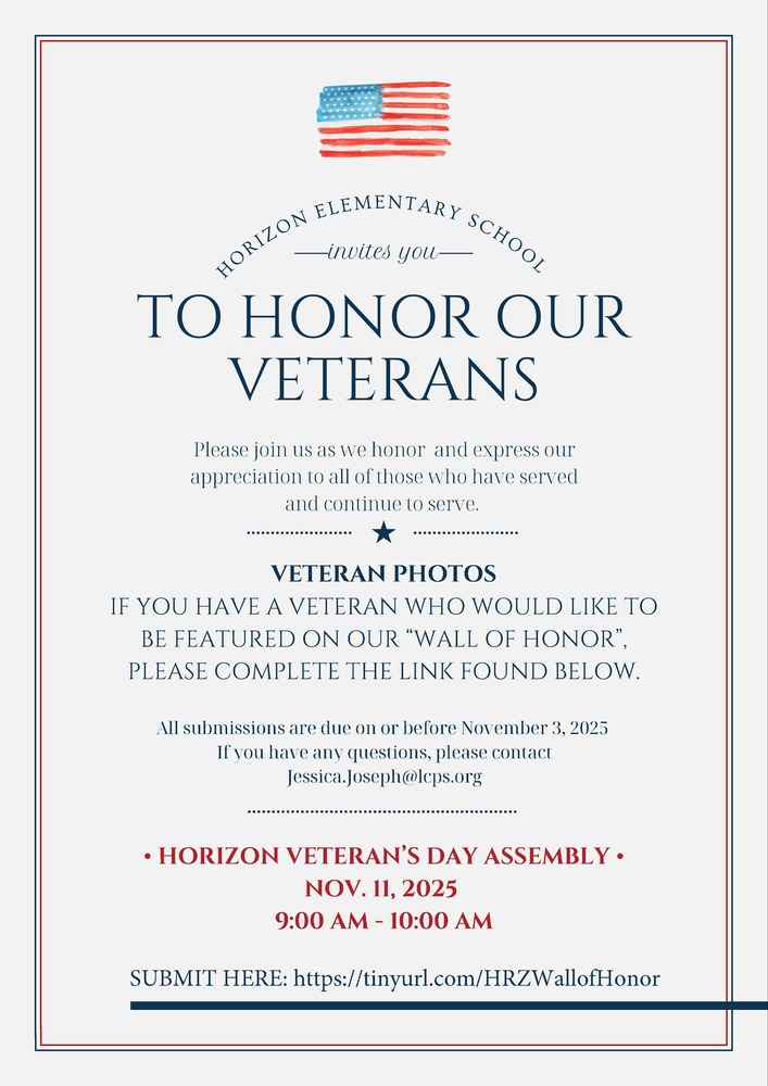 Veteran's Day Wall of Honor submissions are due Nov. 3