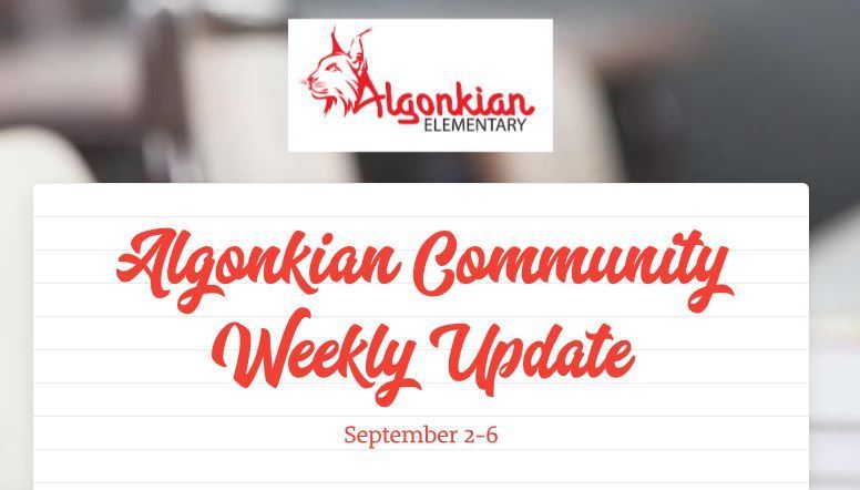 Sept 2-6 Update