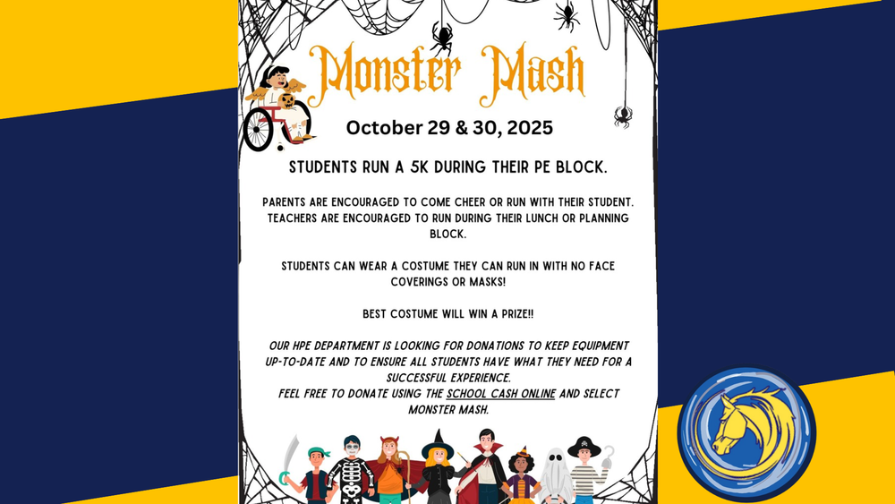 Monster Mash 5K in PE classes