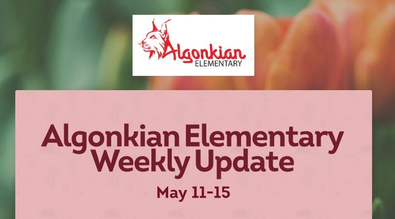 May 11- 15 Principal's Weekly Update
