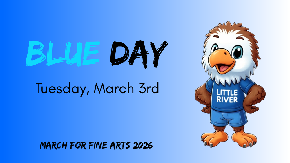 Blue Day Tuesday, March 3rd  March for Fine Arts 2026