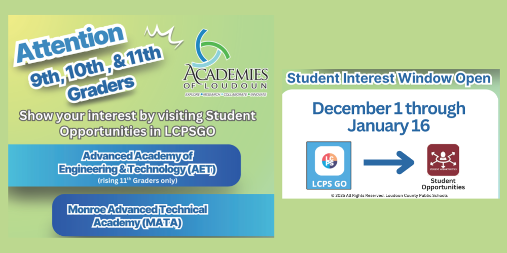 Special Programs Admission Window