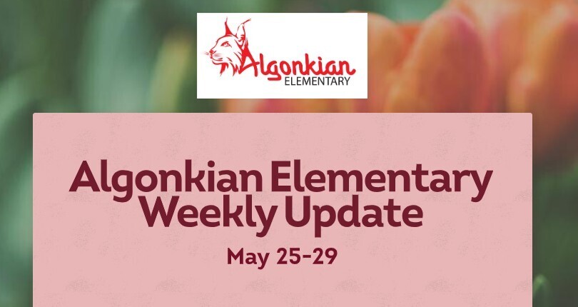 Principal's Weekly Update May 25-29