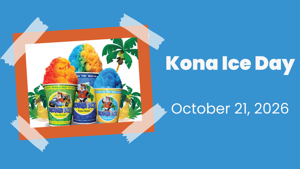 Kona Ice Day October 21, 2026