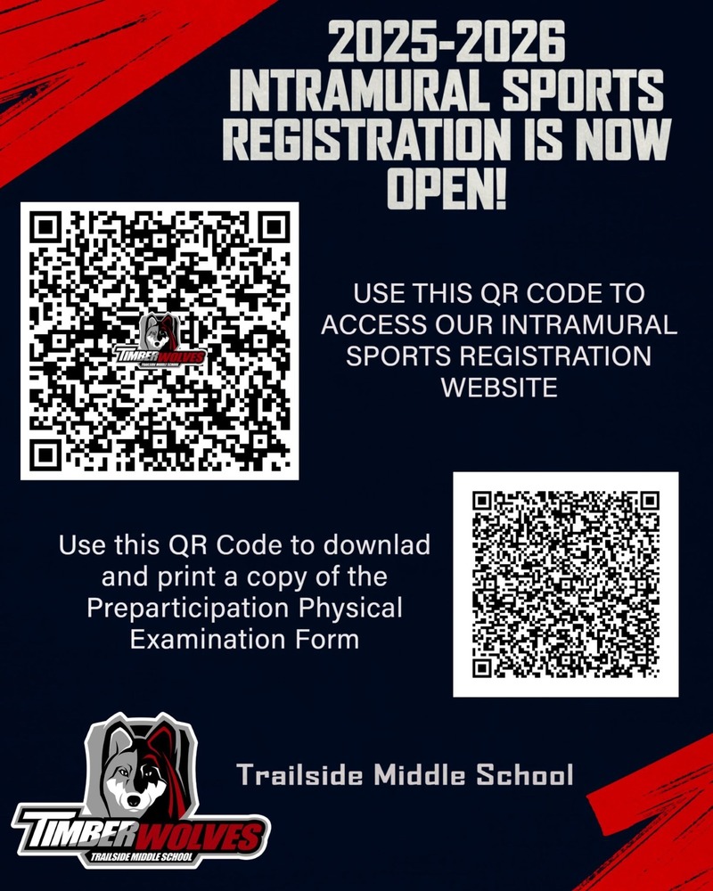 Intramural Sports Registration Flyer