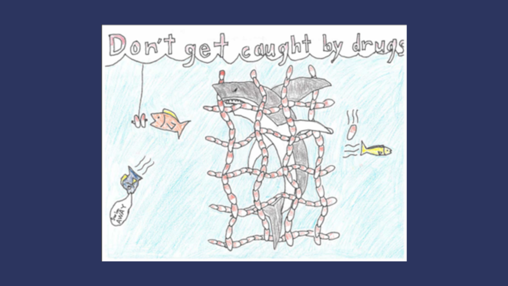 Sanders Corner Student Wins DARE Art Contest