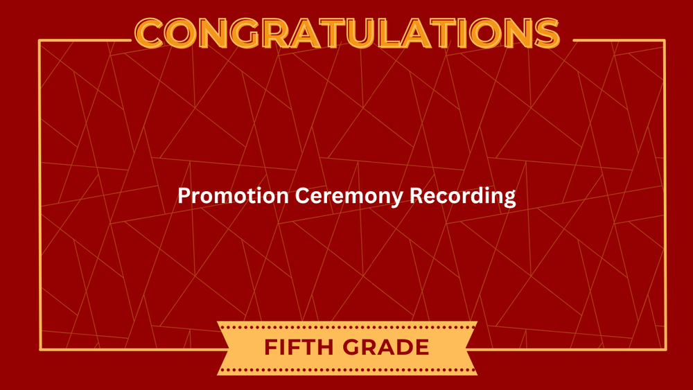 Promotion Ceremony Recording