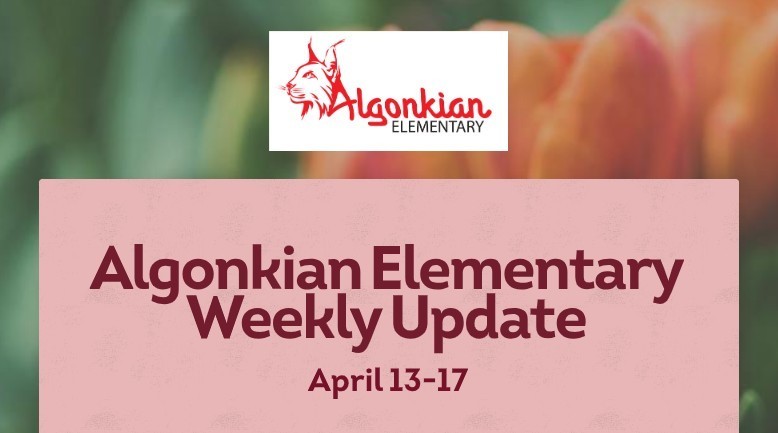 Principal's weekly Update April 13- 17