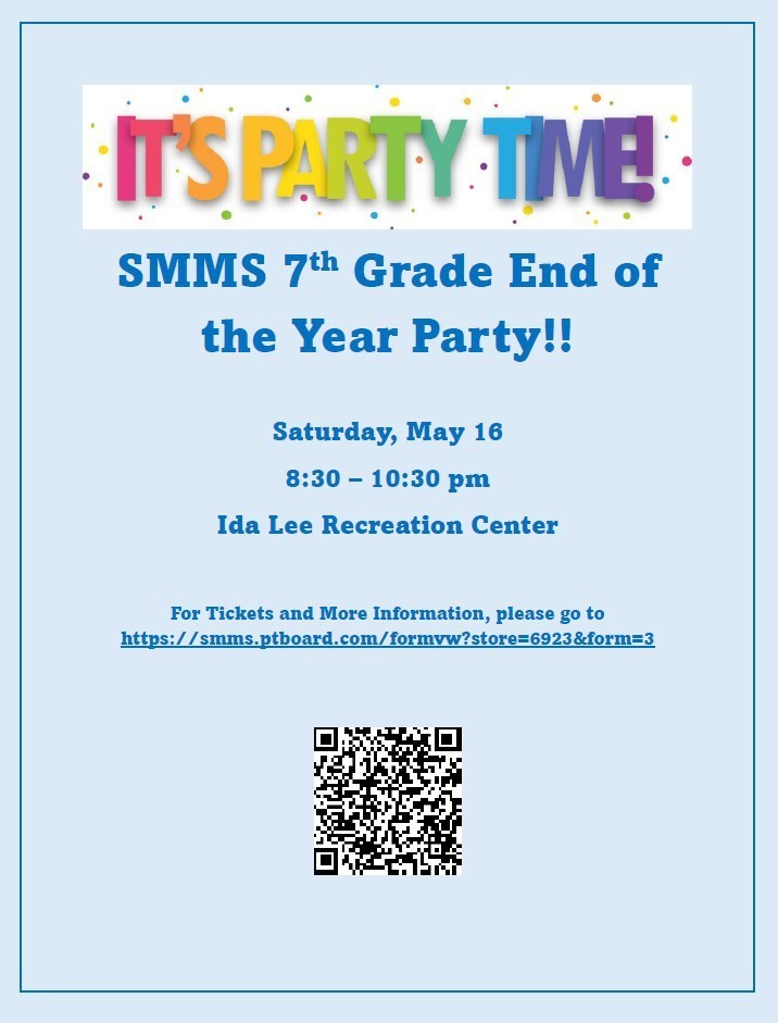 7th grade end of year party