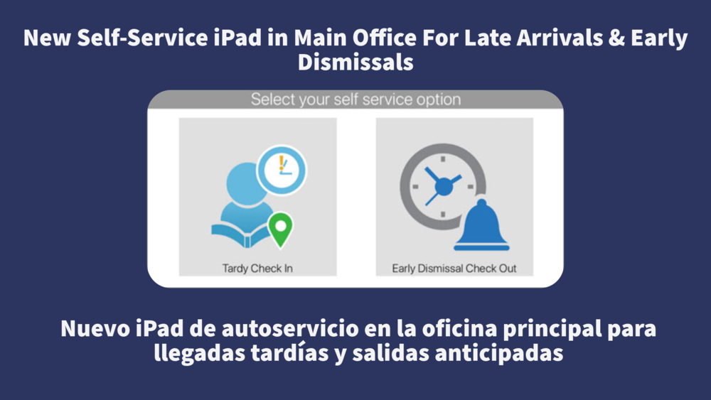 Self Service iPad in Main Office