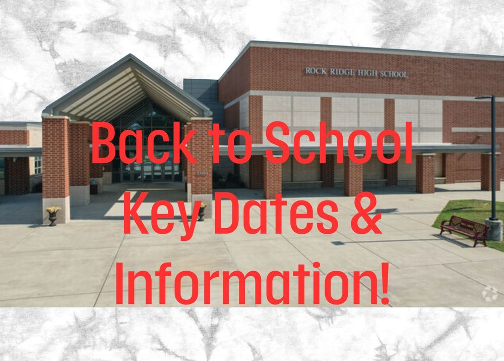 Key dates for Back to School