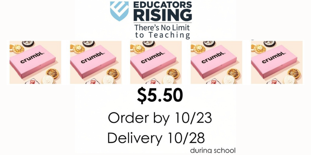 Order Crumbl Cookies by 10/23